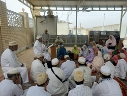 Majlis near the Rawzah of M. Saaleh & Hood Nabi, Waadi us Salaam